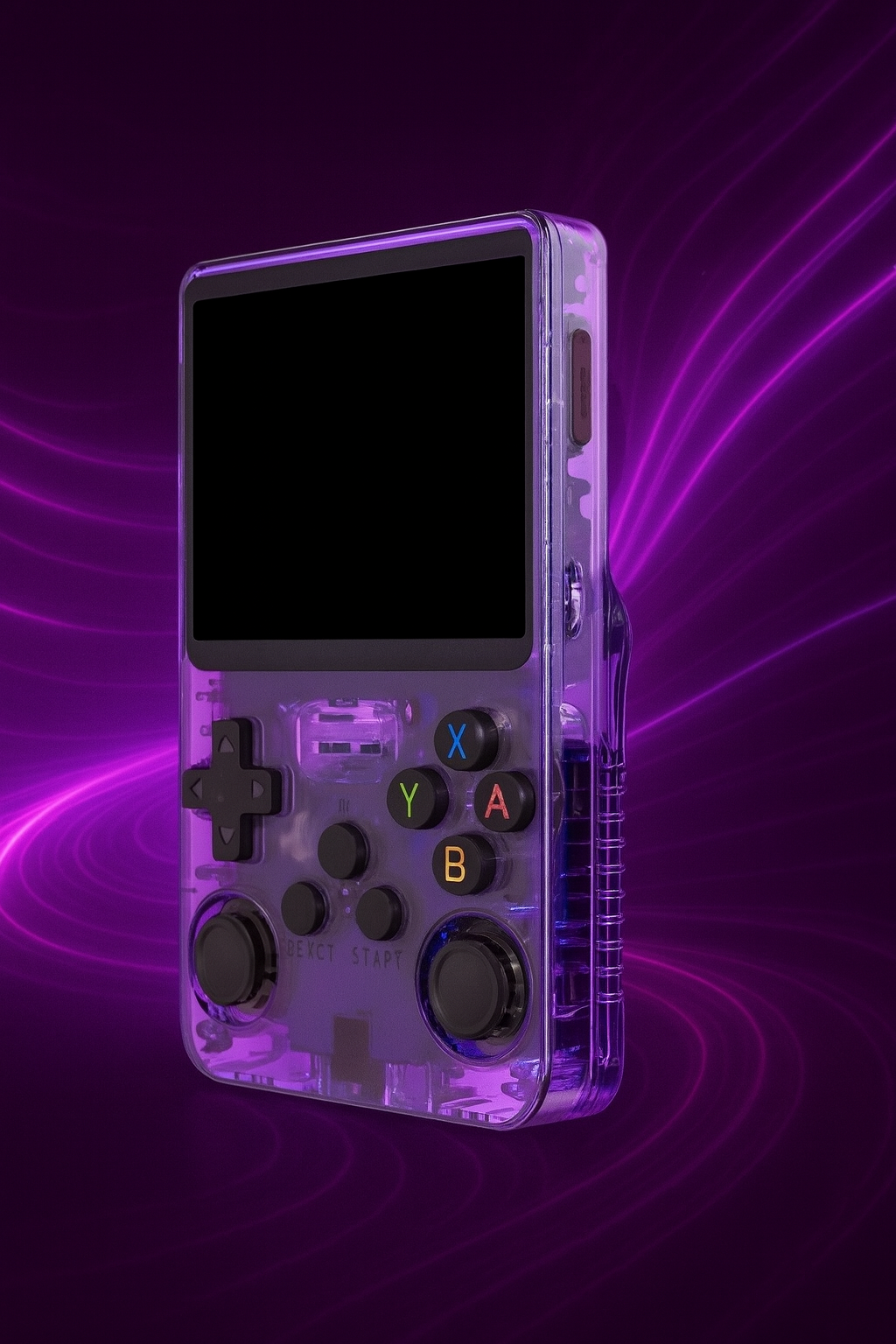 Console rétro portable – écran haute résolution, joystick double, design transparent – meilleure console rétro 2025. Level one 